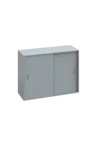 SPD 21/100 skříň s posuvnými dveřmi, 750x100x400, šedá